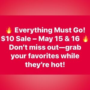 Red Sale Announcement Poster